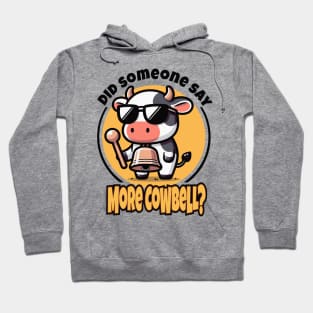 More Cowbell Graphic Tee | Udderly Musical Comic Hoodie